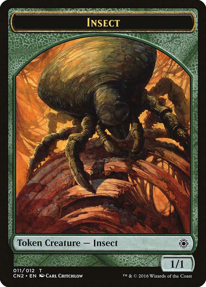 Insect Token [Conspiracy: Take the Crown Tokens] | Card Merchant Takapuna