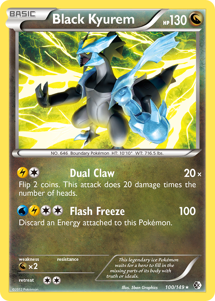 Black Kyurem (100/149) [Black & White: Boundaries Crossed] | Card Merchant Takapuna