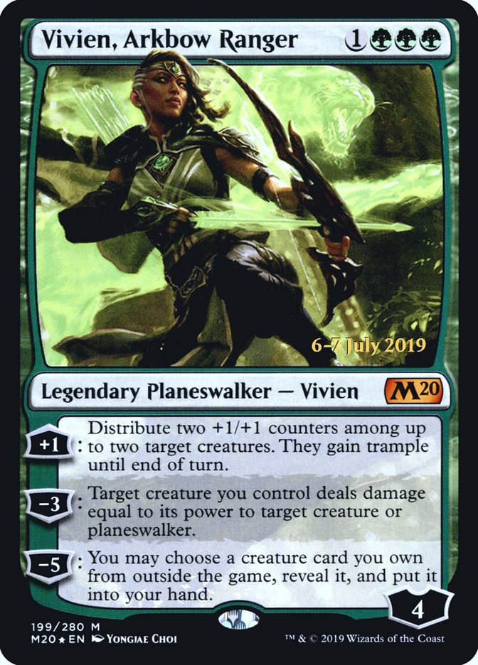 Vivien, Arkbow Ranger [Core Set 2020 Prerelease Promos] | Card Merchant Takapuna