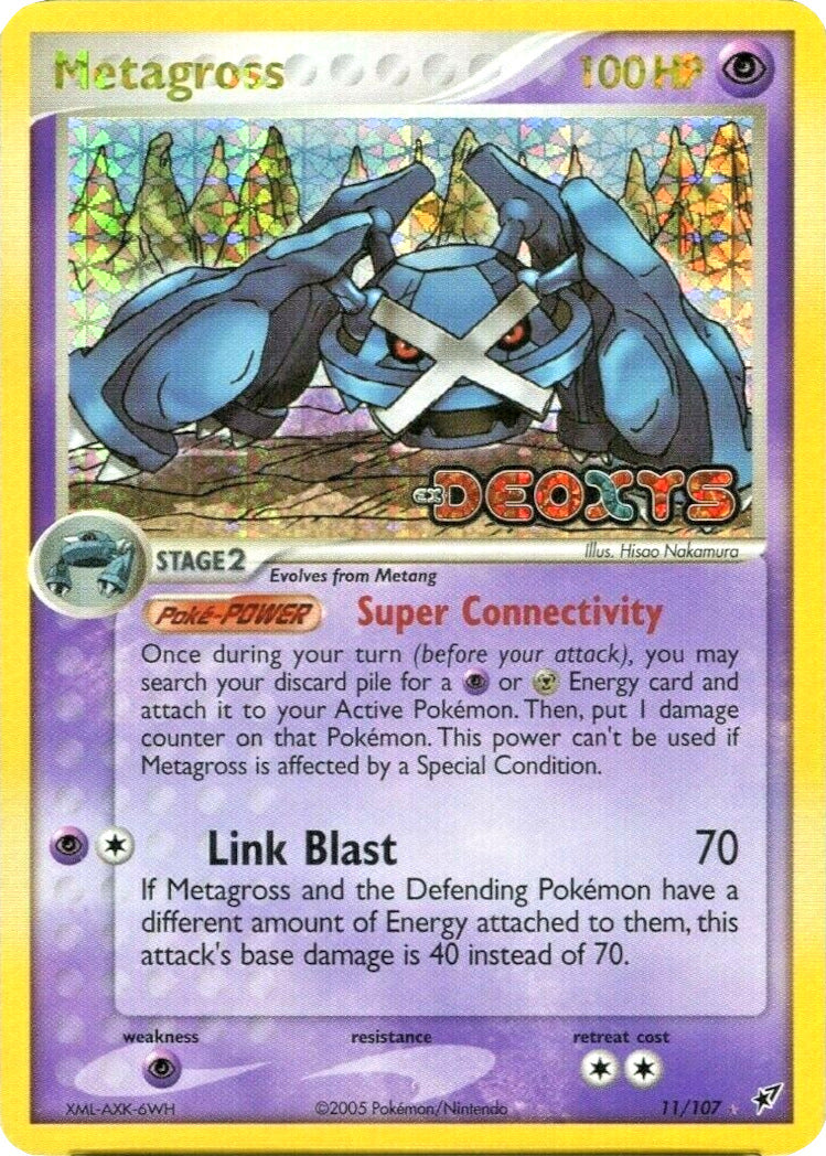 Metagross (11/107) (Stamped) [EX: Deoxys] | Card Merchant Takapuna