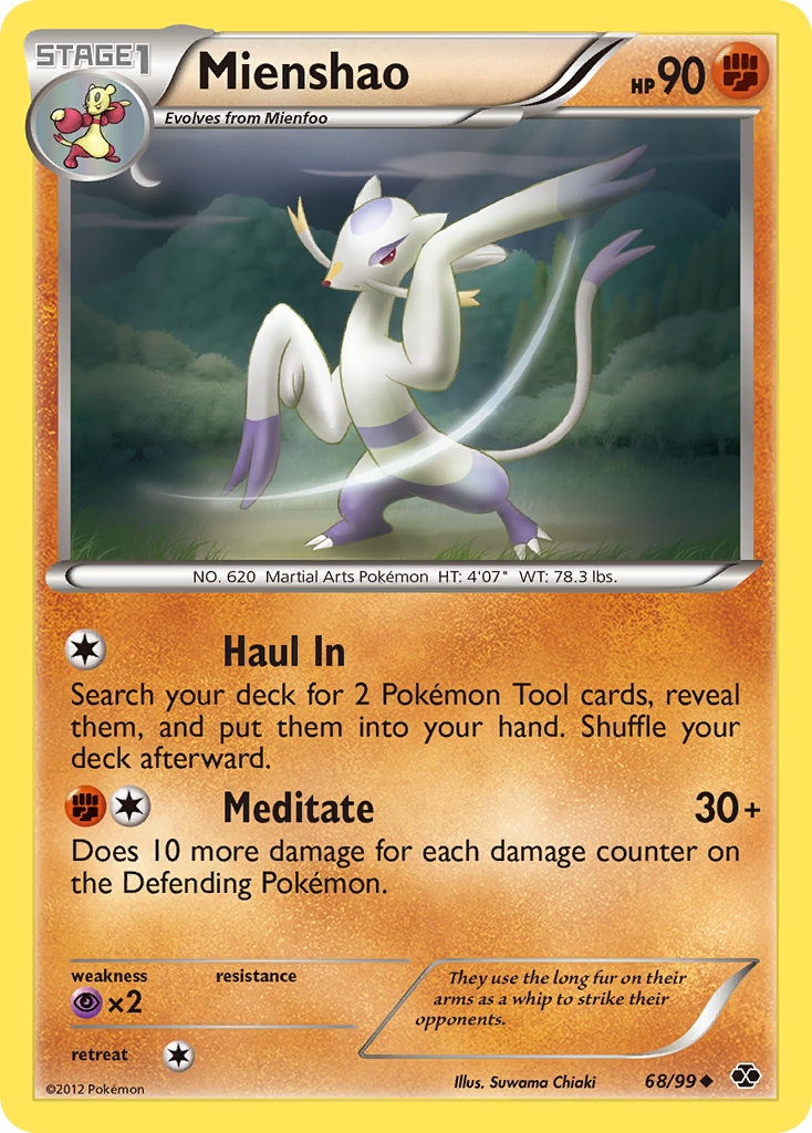 Mienshao (68/99) [Black & White: Next Destinies] | Card Merchant Takapuna