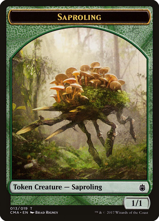 Saproling Token [Commander Anthology Tokens] | Card Merchant Takapuna