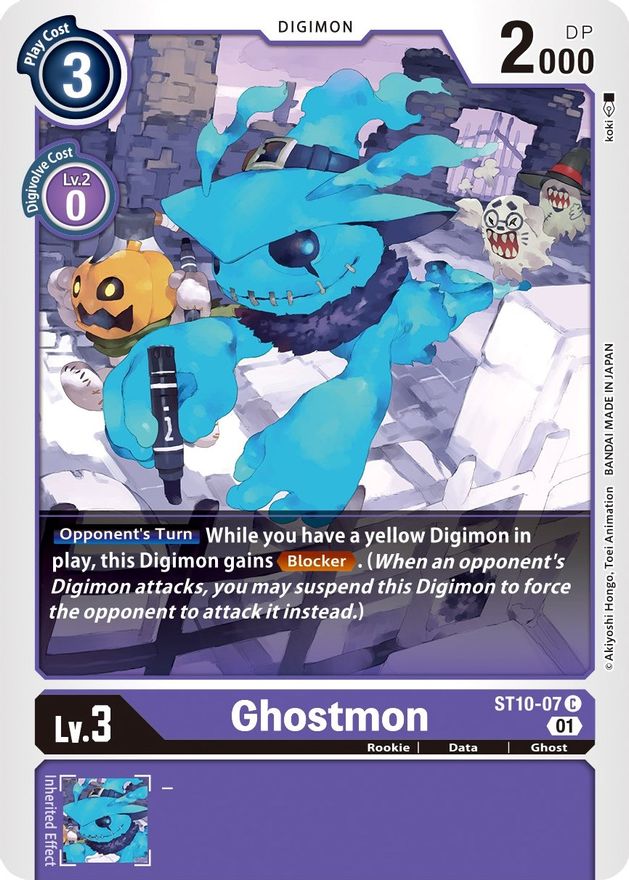 Ghostmon [ST10-07] [Starter Deck: Parallel World Tactician] | Card Merchant Takapuna