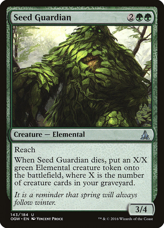 Seed Guardian [Oath of the Gatewatch] | Card Merchant Takapuna