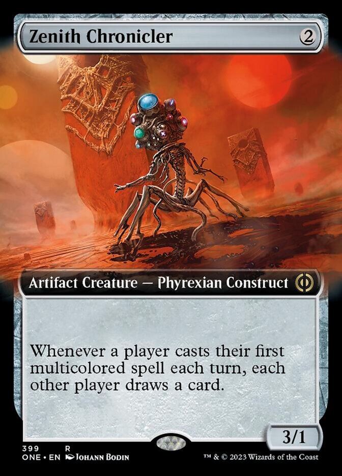 Zenith Chronicler (Extended Art) [Phyrexia: All Will Be One] | Card Merchant Takapuna