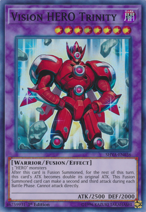 Vision HERO Trinity [SHVA-EN036] Super Rare | Card Merchant Takapuna