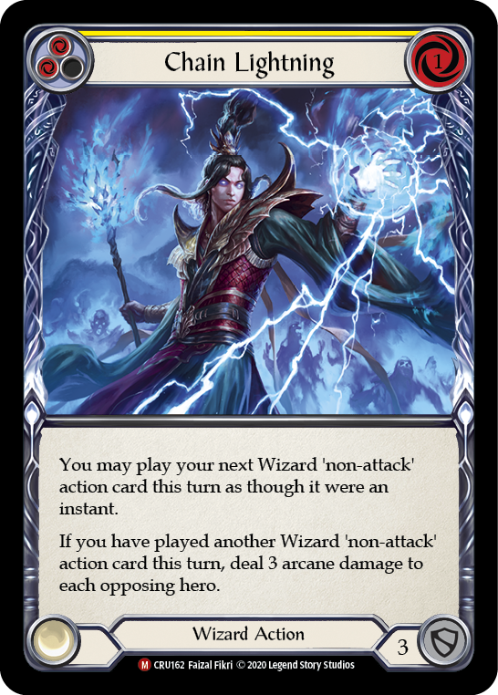 Chain Lightning [CRU162] (Crucible of War)  1st Edition Normal | Card Merchant Takapuna