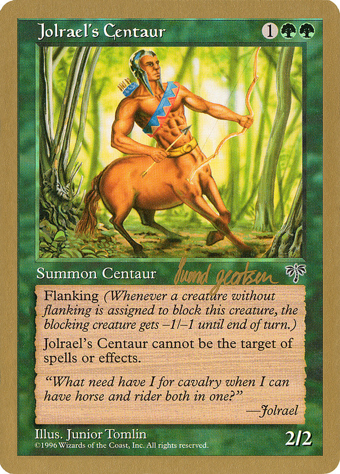 Jolrael's Centaur (Svend Geertsen) [World Championship Decks 1997] | Card Merchant Takapuna