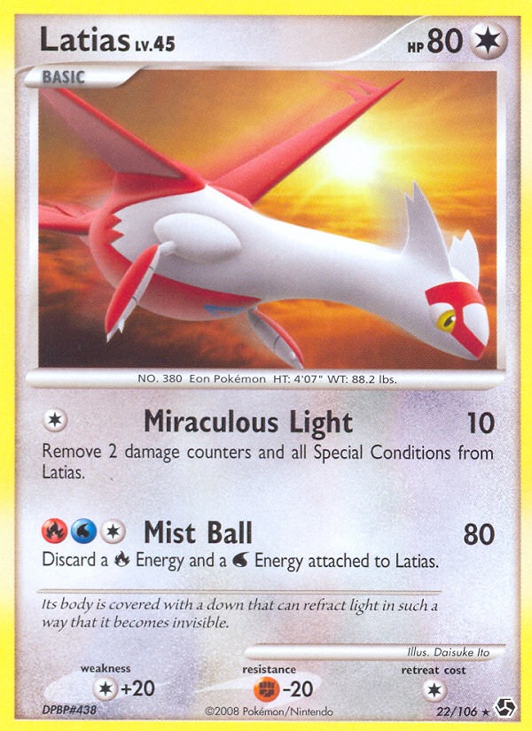 Latias (22/106) [Diamond & Pearl: Great Encounters] | Card Merchant Takapuna