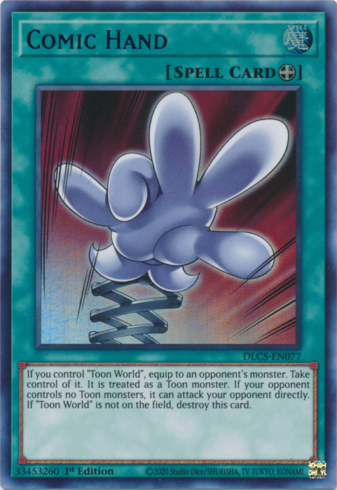 Comic Hand (Blue) [DLCS-EN077] Ultra Rare | Card Merchant Takapuna