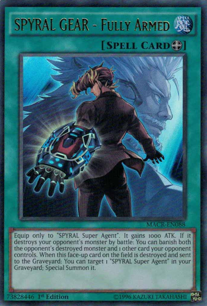 SPYRAL GEAR - Fully Armed [MACR-EN088] Ultra Rare | Card Merchant Takapuna