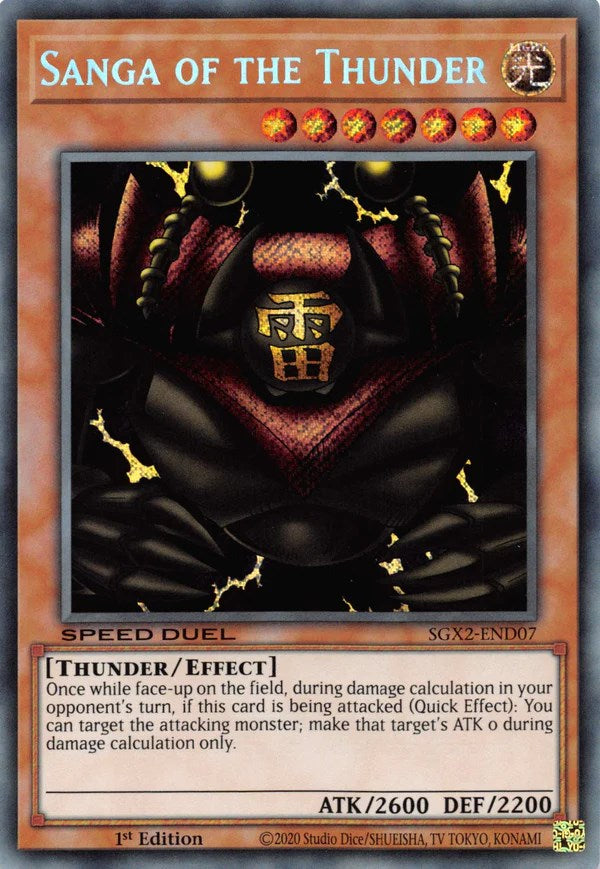 Sanga of the Thunder [SGX2-END07] Secret Rare | Card Merchant Takapuna