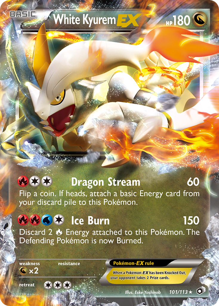 White Kyurem EX (101/113) [Black & White: Legendary Treasures] | Card Merchant Takapuna