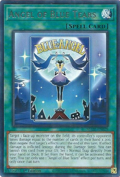 Angel of Blue Tears [MAZE-EN029] Rare | Card Merchant Takapuna