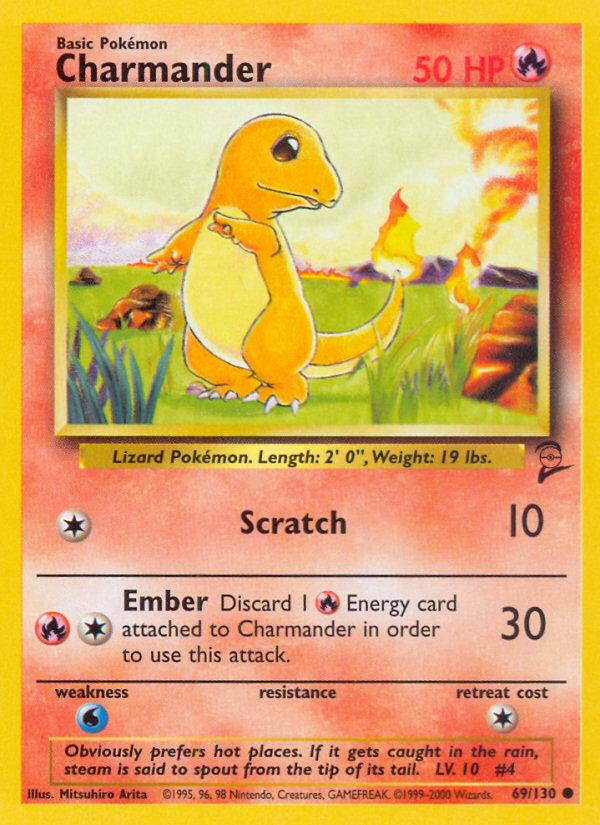 Charmander (69/130) [Base Set 2] | Card Merchant Takapuna