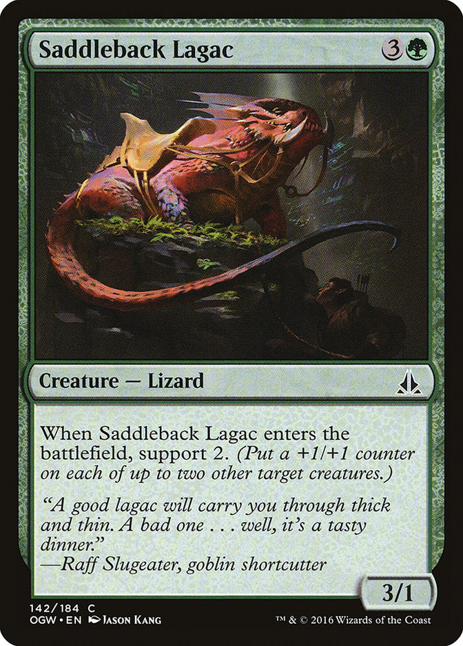 Saddleback Lagac [Oath of the Gatewatch] | Card Merchant Takapuna