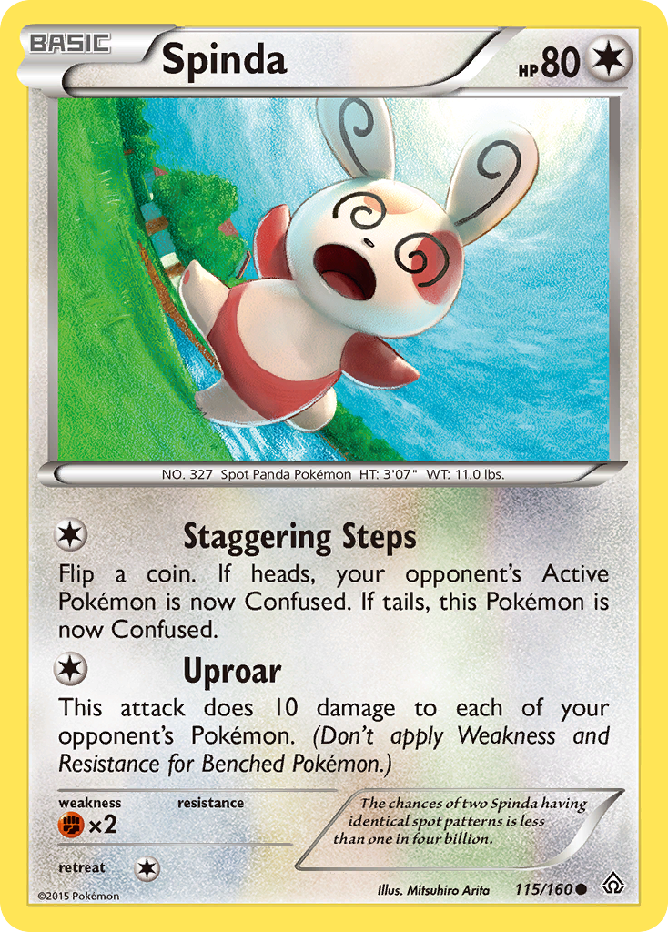 Spinda (115/160) [XY: Primal Clash] | Card Merchant Takapuna