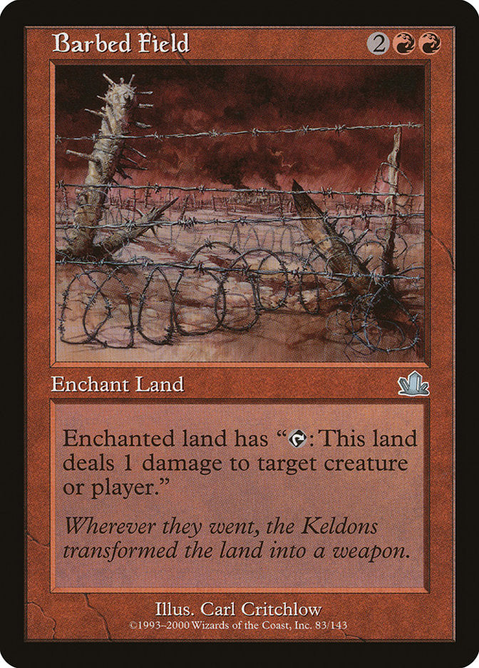 Barbed Field [Prophecy] | Card Merchant Takapuna