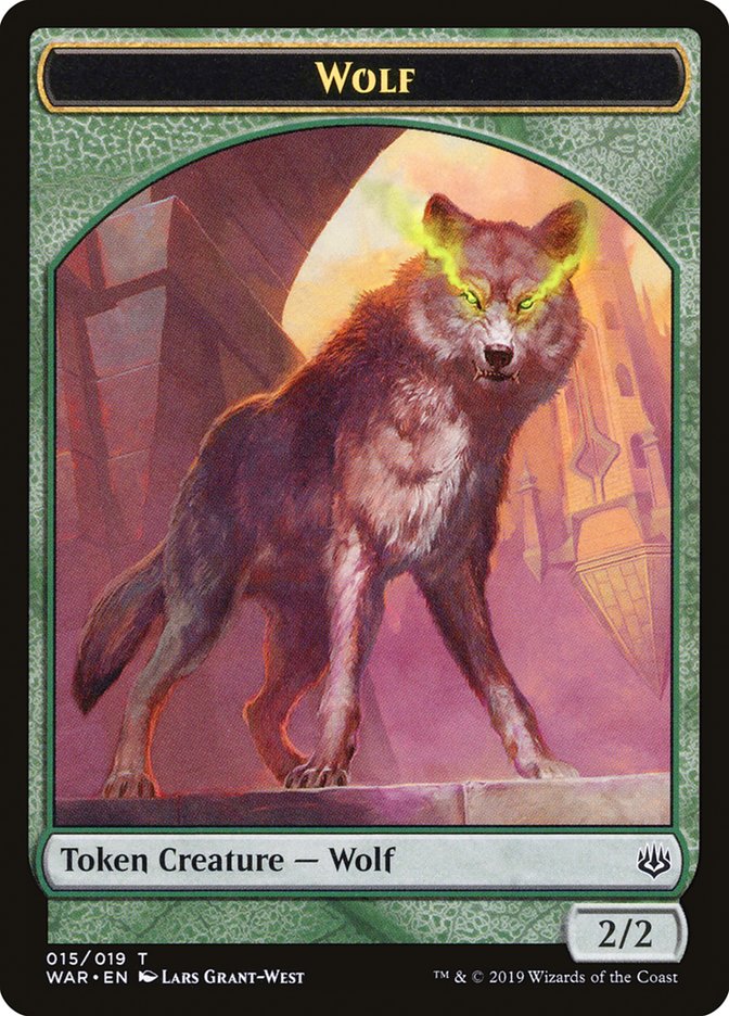 Wolf Token [War of the Spark Tokens] | Card Merchant Takapuna