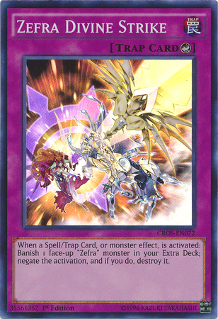 Zefra Divine Strike [CROS-EN072] Super Rare | Card Merchant Takapuna