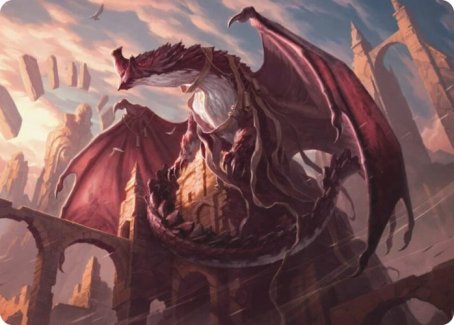 Velomachus Lorehold Art Card [Strixhaven: School of Mages Art Series] | Card Merchant Takapuna