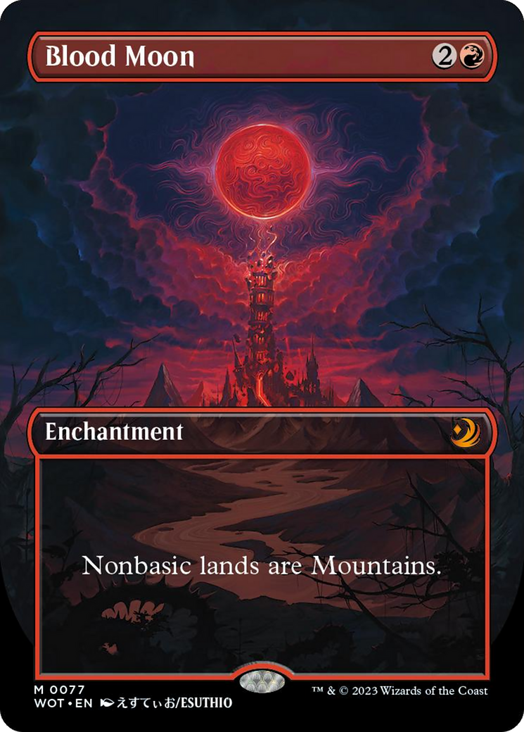 Blood Moon (Anime Borderless) [Wilds of Eldraine: Enchanting Tales] | Card Merchant Takapuna