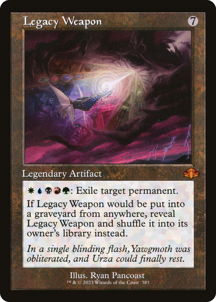 Legacy Weapon (Retro) [Dominaria Remastered] | Card Merchant Takapuna