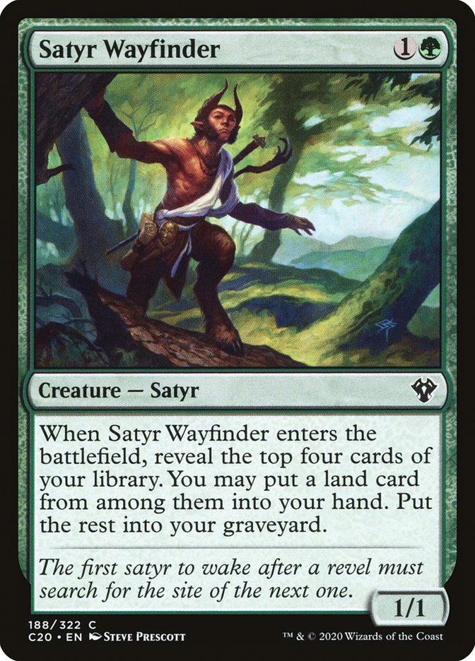 Satyr Wayfinder [Commander 2020] | Card Merchant Takapuna