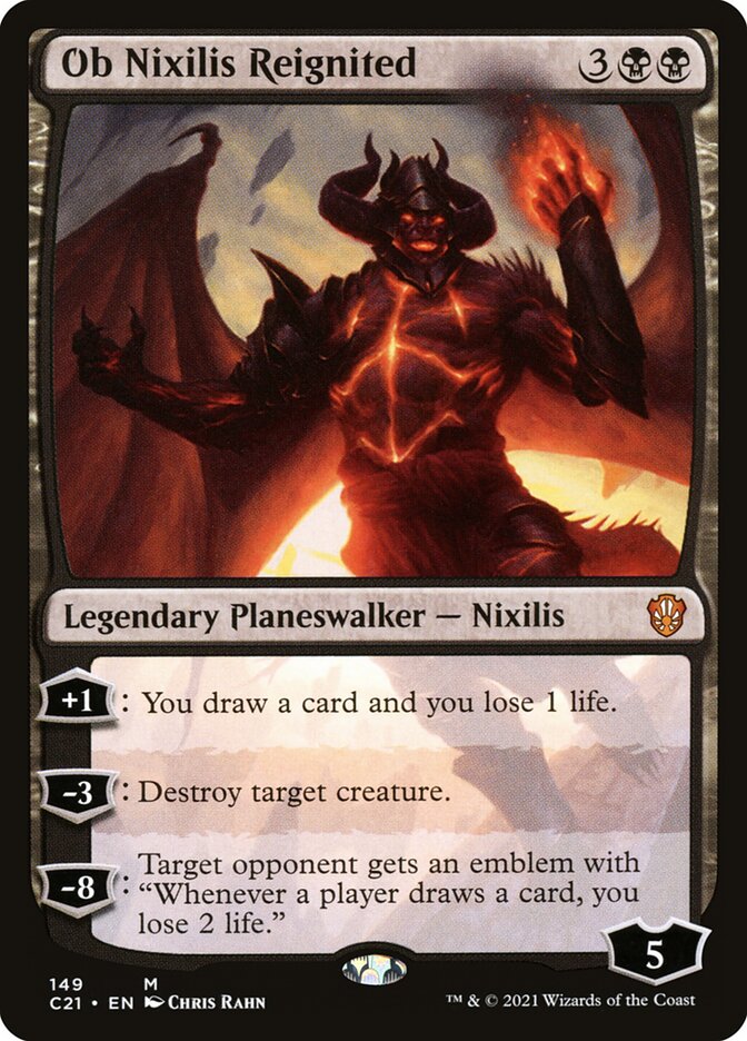 Ob Nixilis Reignited [Commander 2021] | Card Merchant Takapuna