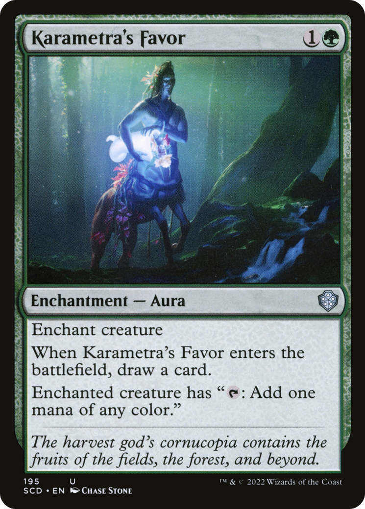 Karametra's Favor [Starter Commander Decks] | Card Merchant Takapuna