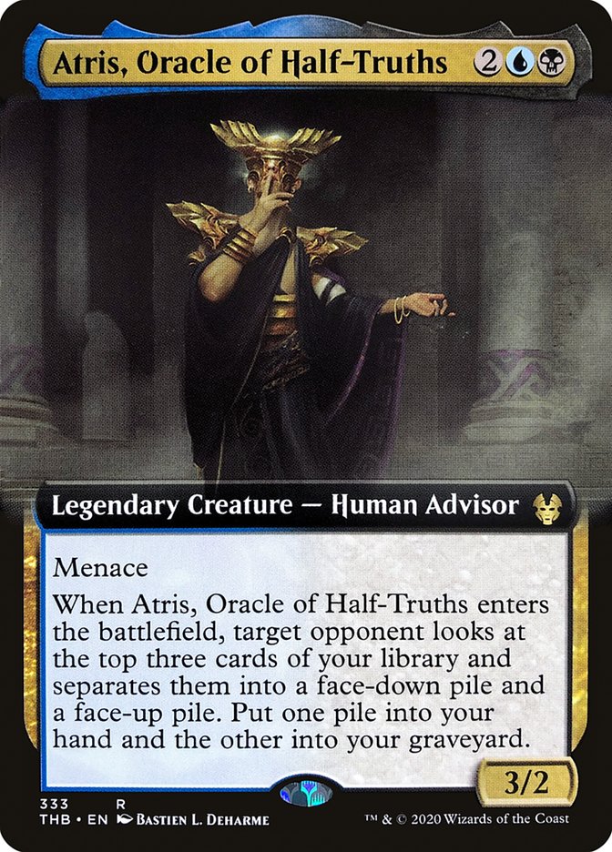 Atris, Oracle of Half-Truths (Extended Art) [Theros Beyond Death] | Card Merchant Takapuna