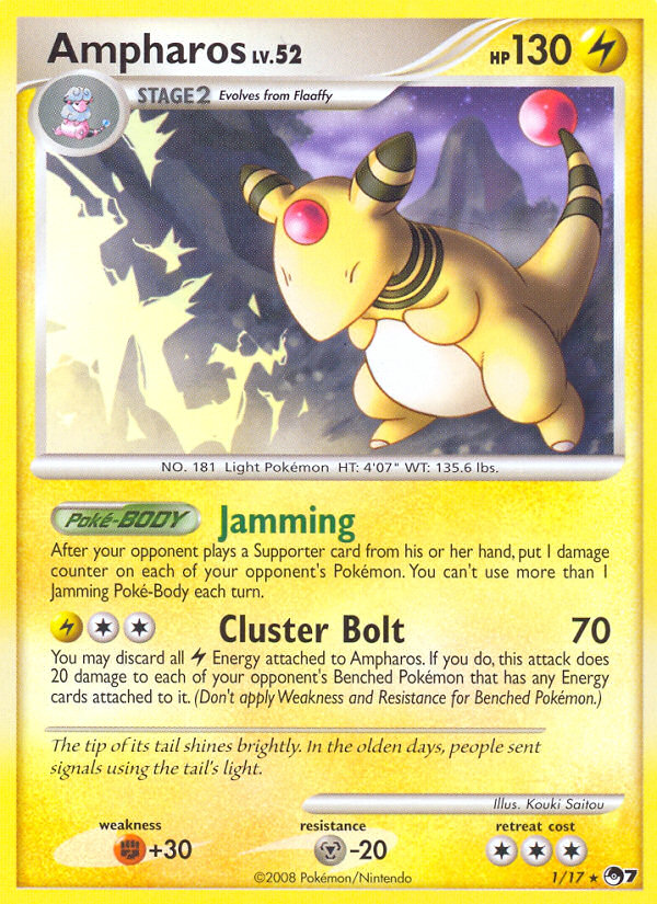 Ampharos (1/17) [POP Series 7] | Card Merchant Takapuna