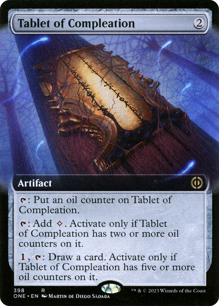 Tablet of Compleation (Extended Art) [Phyrexia: All Will Be One] | Card Merchant Takapuna