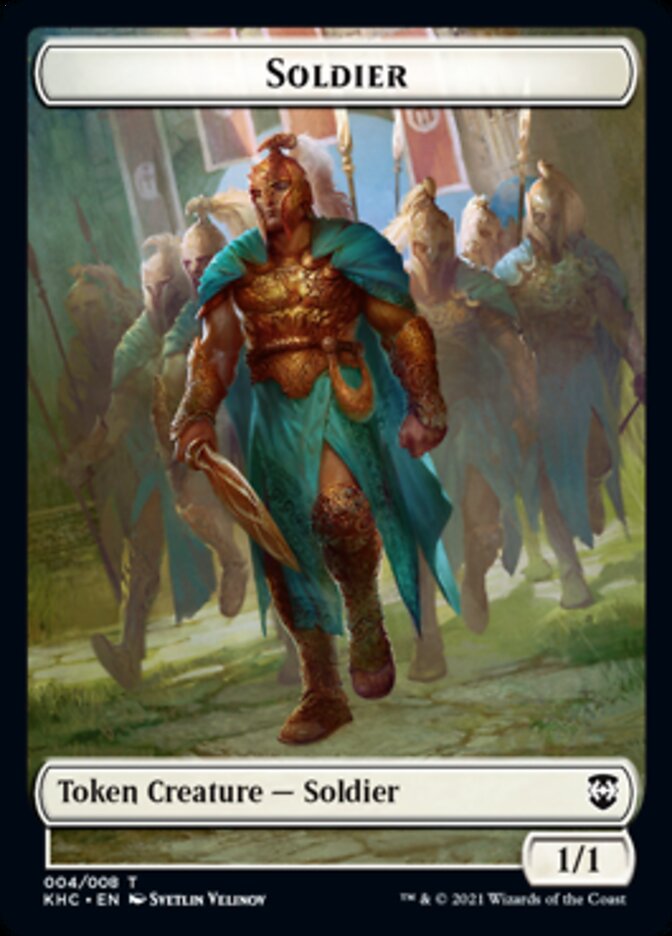 Soldier Token [Kaldheim Commander Tokens] | Card Merchant Takapuna