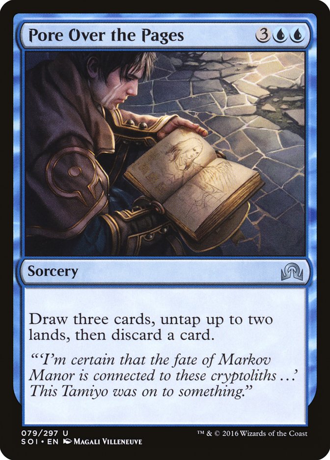 Pore Over the Pages [Shadows over Innistrad] | Card Merchant Takapuna