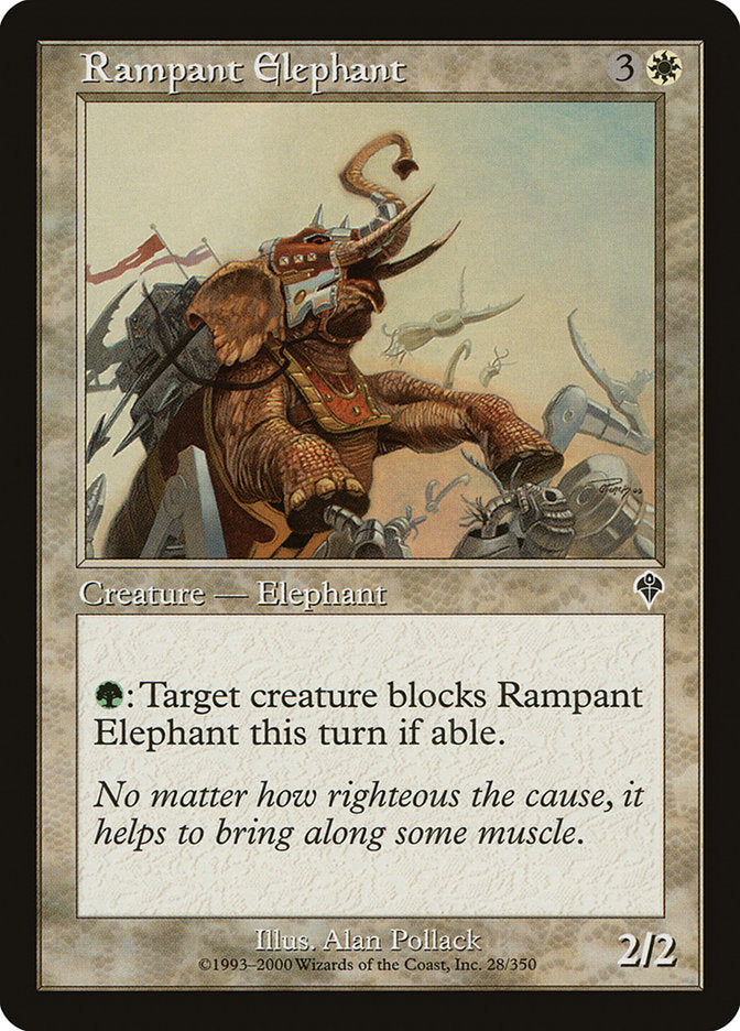 Rampant Elephant [Invasion] | Card Merchant Takapuna