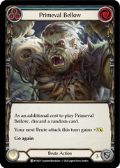 Primeval Bellow (Blue) [U-WTR037] (Welcome to Rathe Unlimited)  Unlimited Normal | Card Merchant Takapuna