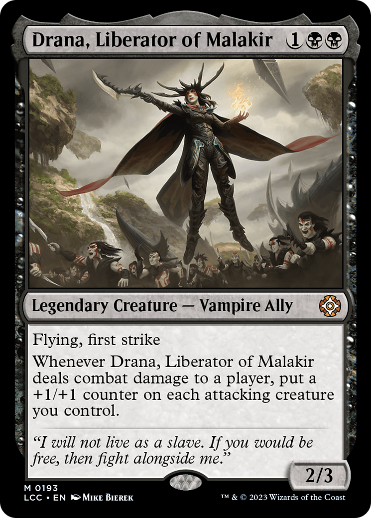 Drana, Liberator of Malakir [The Lost Caverns of Ixalan Commander] | Card Merchant Takapuna