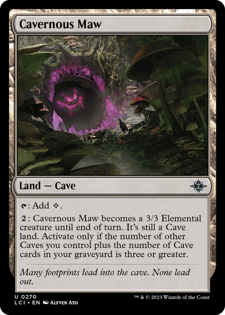 Cavernous Maw [The Lost Caverns of Ixalan] | Card Merchant Takapuna
