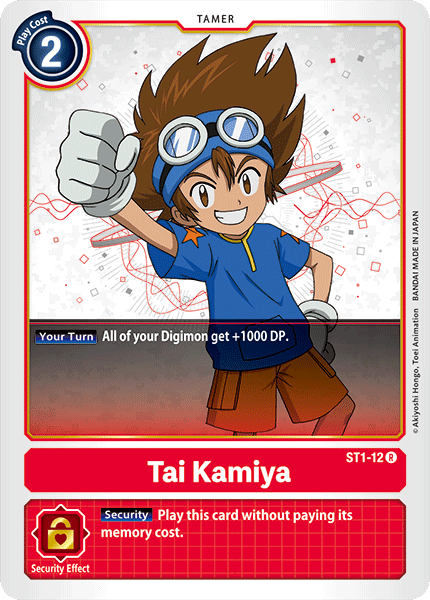 Tai Kamiya [ST1-12] [Starter Deck: Gaia Red] | Card Merchant Takapuna