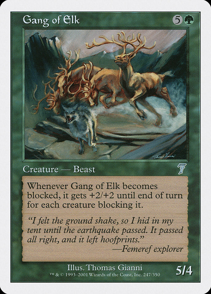 Gang of Elk [Seventh Edition] | Card Merchant Takapuna