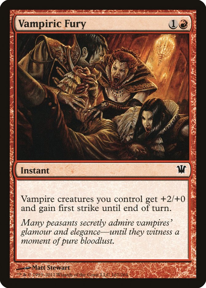 Vampiric Fury [Innistrad] | Card Merchant Takapuna