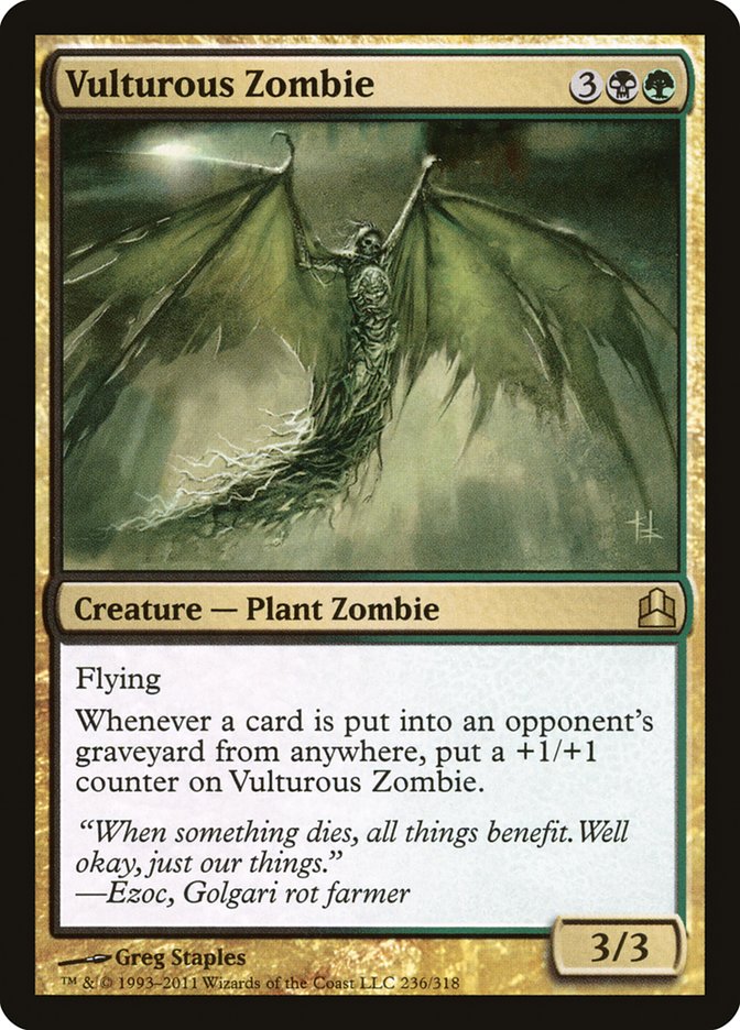 Vulturous Zombie [Commander 2011] | Card Merchant Takapuna