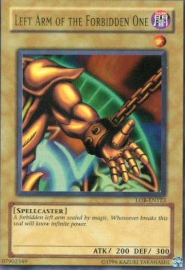 Left Arm of the Forbidden One [LOB-EN123] Ultra Rare | Card Merchant Takapuna