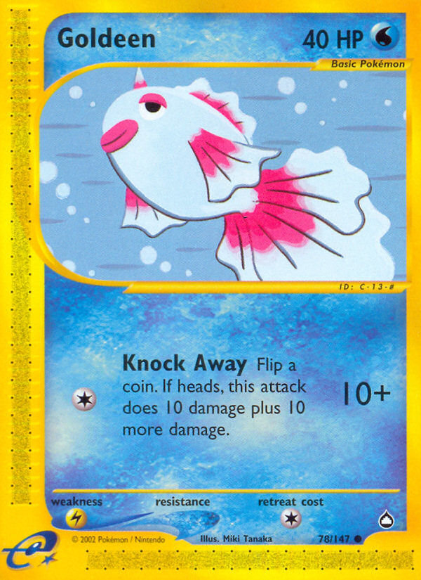 Goldeen (78/147) [Aquapolis] | Card Merchant Takapuna