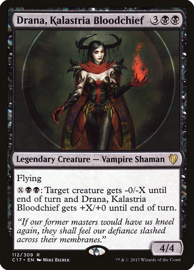 Drana, Kalastria Bloodchief [Commander 2017] | Card Merchant Takapuna