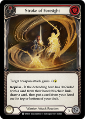 Stroke of Foresight (Red) [U-WTR138] (Welcome to Rathe Unlimited)  Unlimited Normal | Card Merchant Takapuna