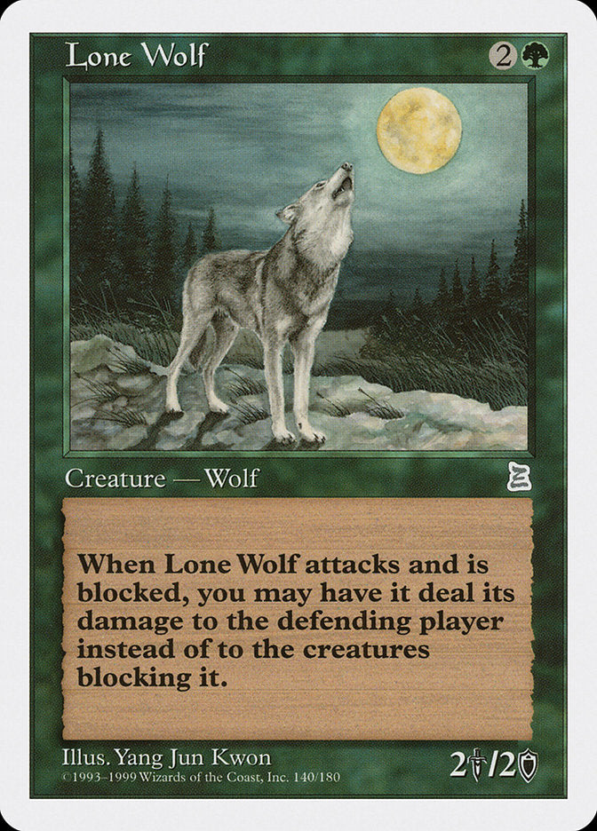 Lone Wolf [Portal Three Kingdoms] | Card Merchant Takapuna