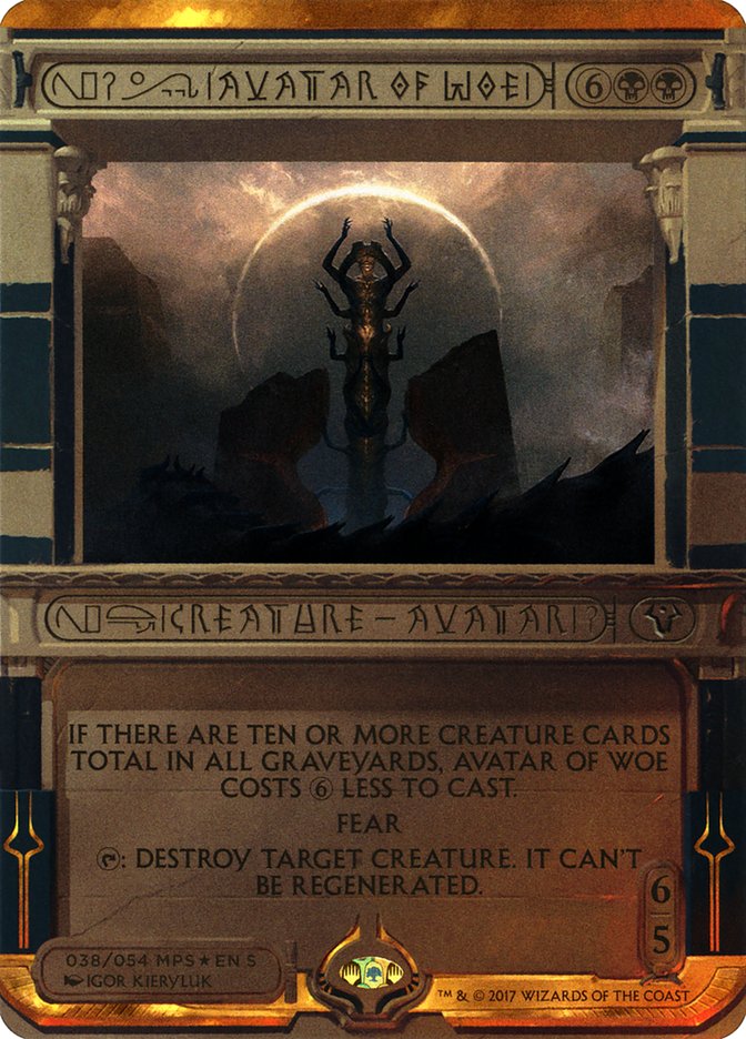 Avatar of Woe (Invocation) [Amonkhet Invocations] | Card Merchant Takapuna