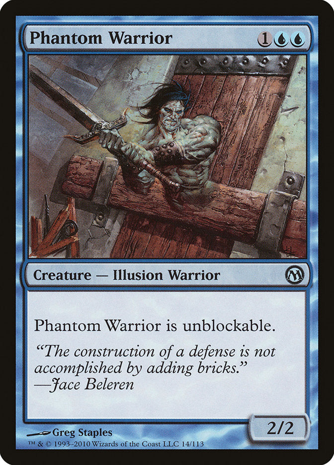 Phantom Warrior [Duels of the Planeswalkers] | Card Merchant Takapuna